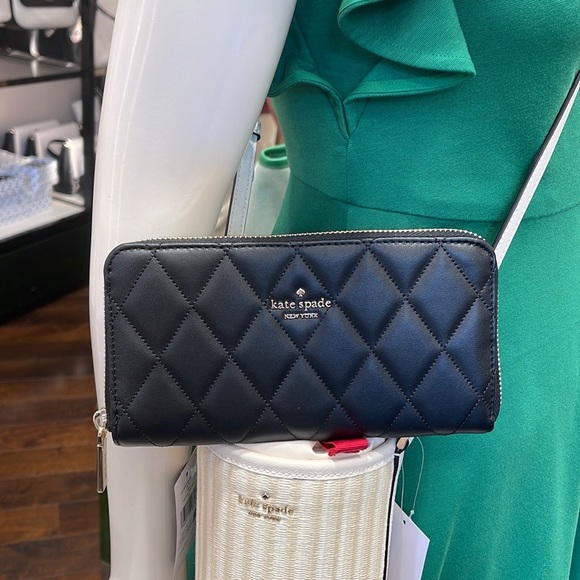 Kate Spade Carey Large Continential Wallet
Black 

NWT - Picture 4 of 16